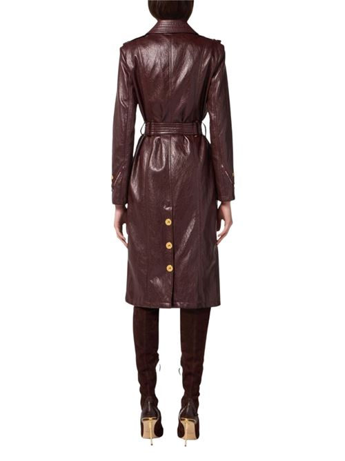 Trench vino in similpelle Elisabetta Franchi | SP00256E2EA4